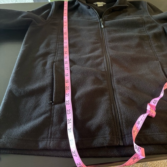 Natural Reflections Black Fleece Jacket - Picture 7 of 7